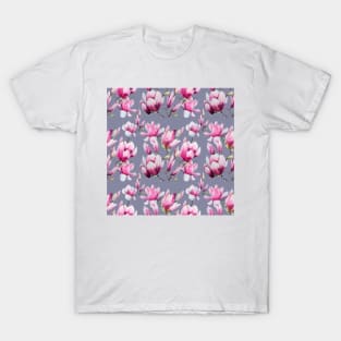 Magnolia pattern T-Shirt